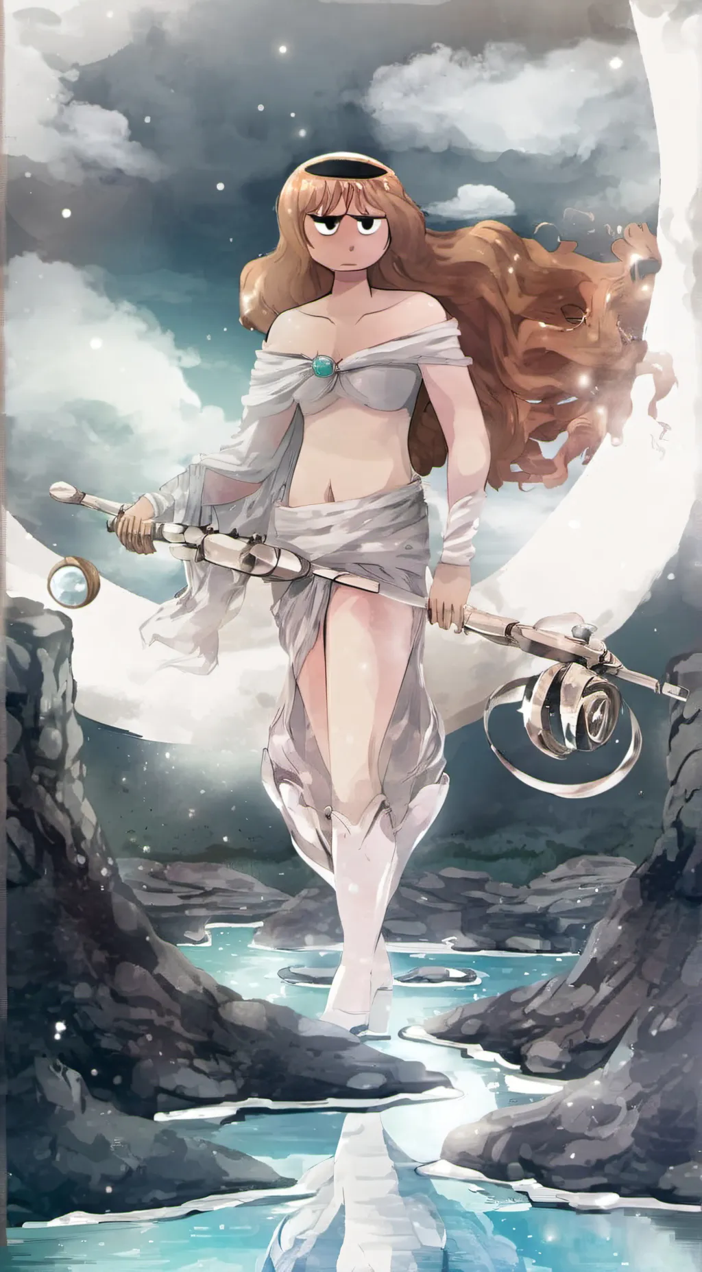 ai character: Venus Solarballs background