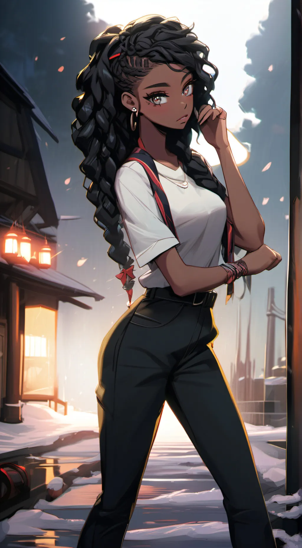 ai character: Ash background