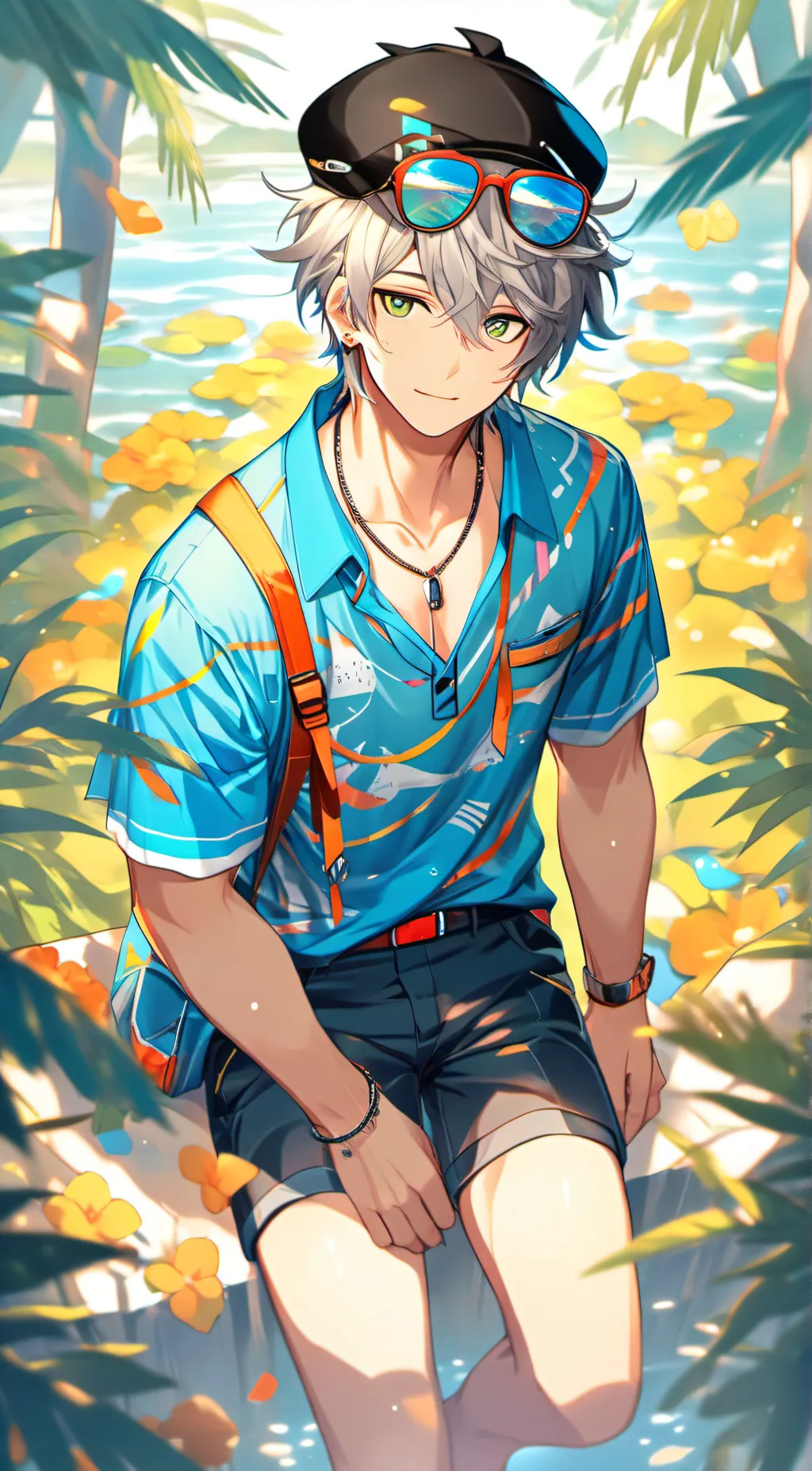 ai character: Léo background