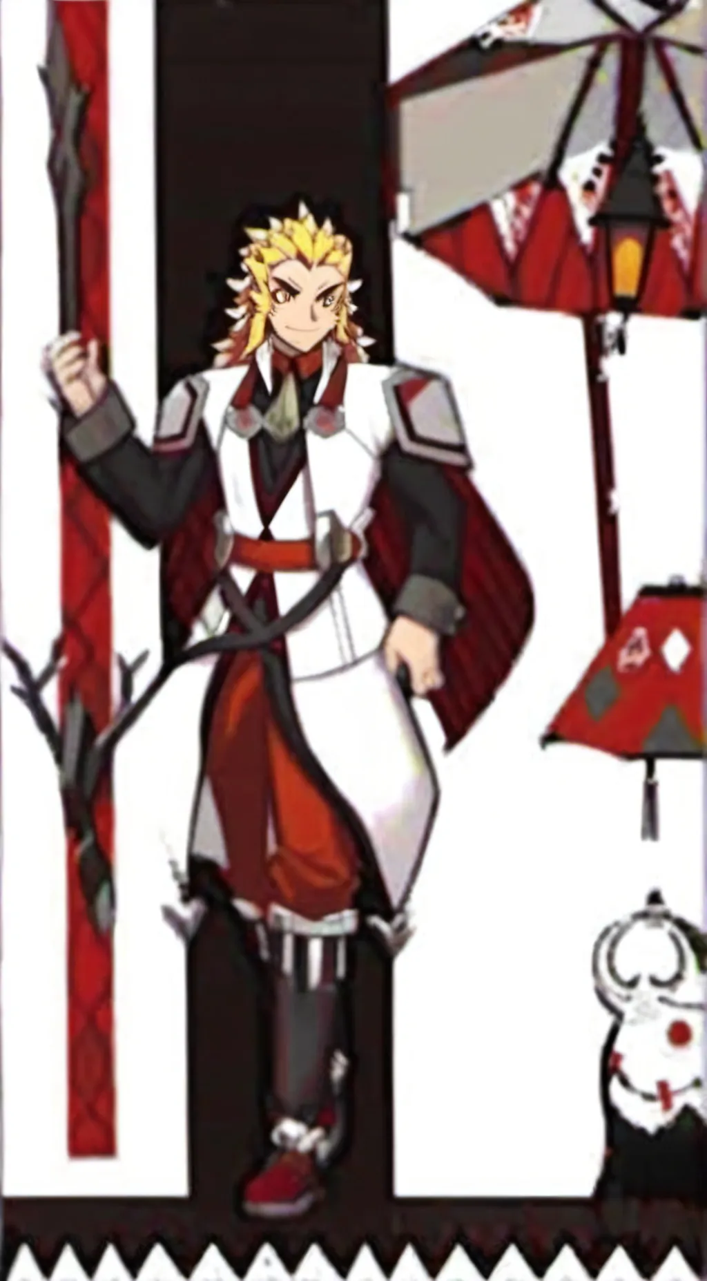 ai character: Rengoku  background