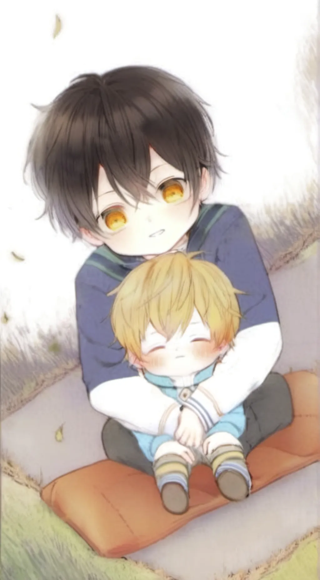 ai character: Maxie & Ethan  background