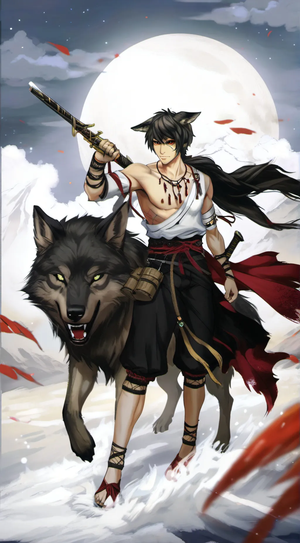 ai character: Aaron  background