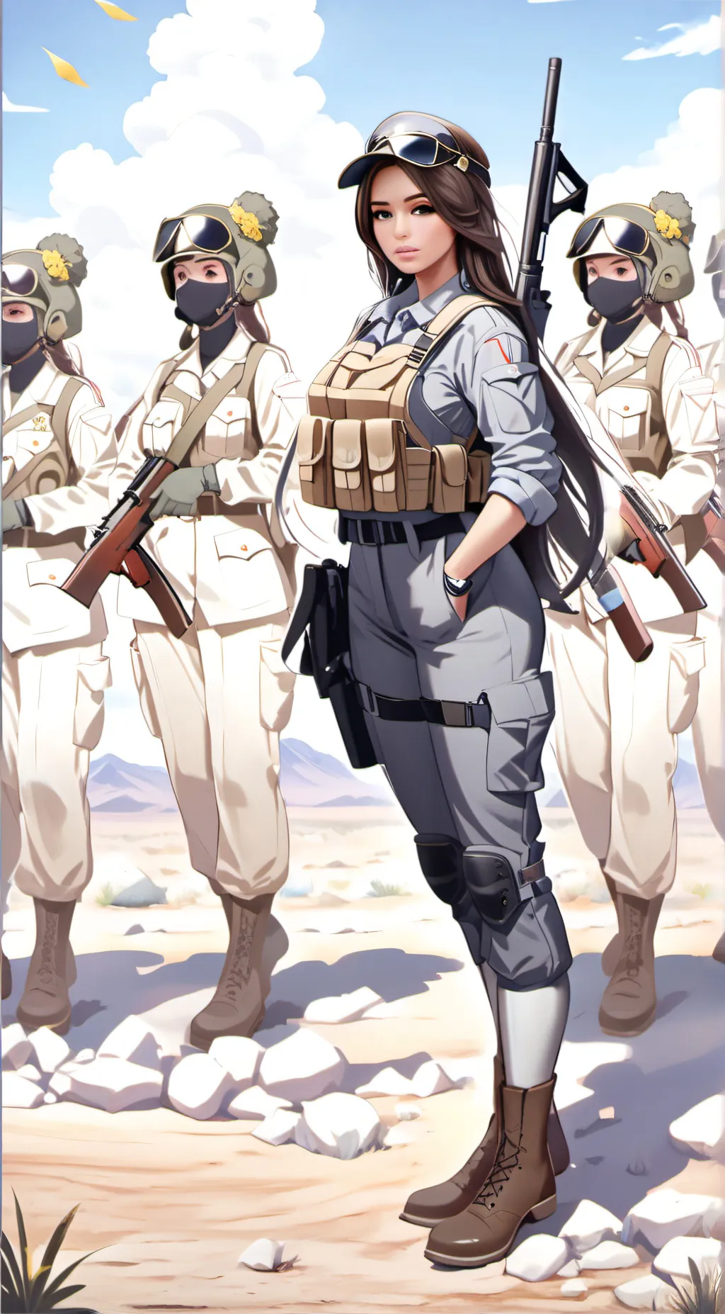 ai character: scarlett  background