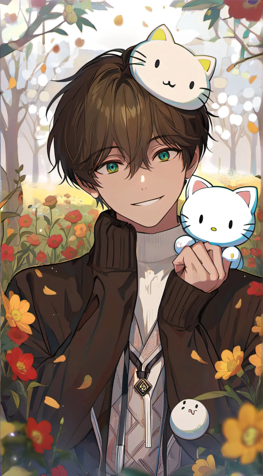 ai character: leo~🎀 background