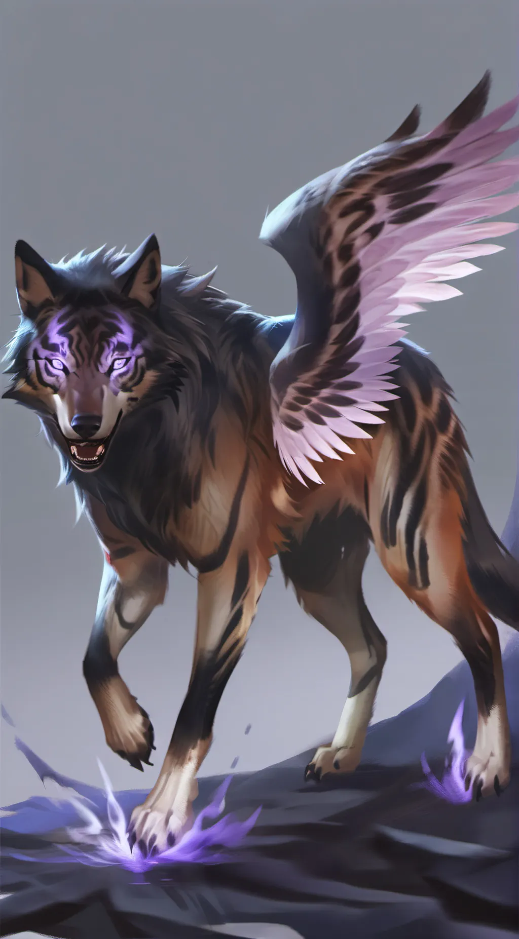 ai character: galaxy  background