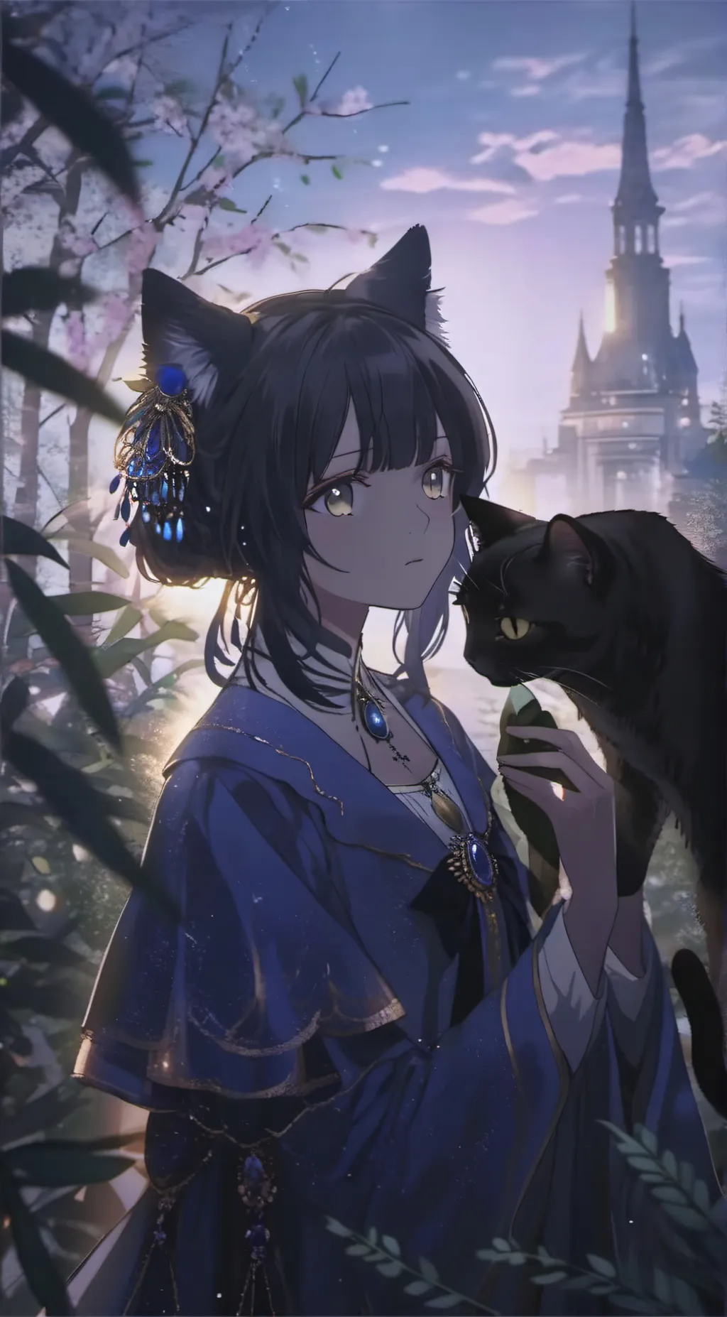 ai character: luna background