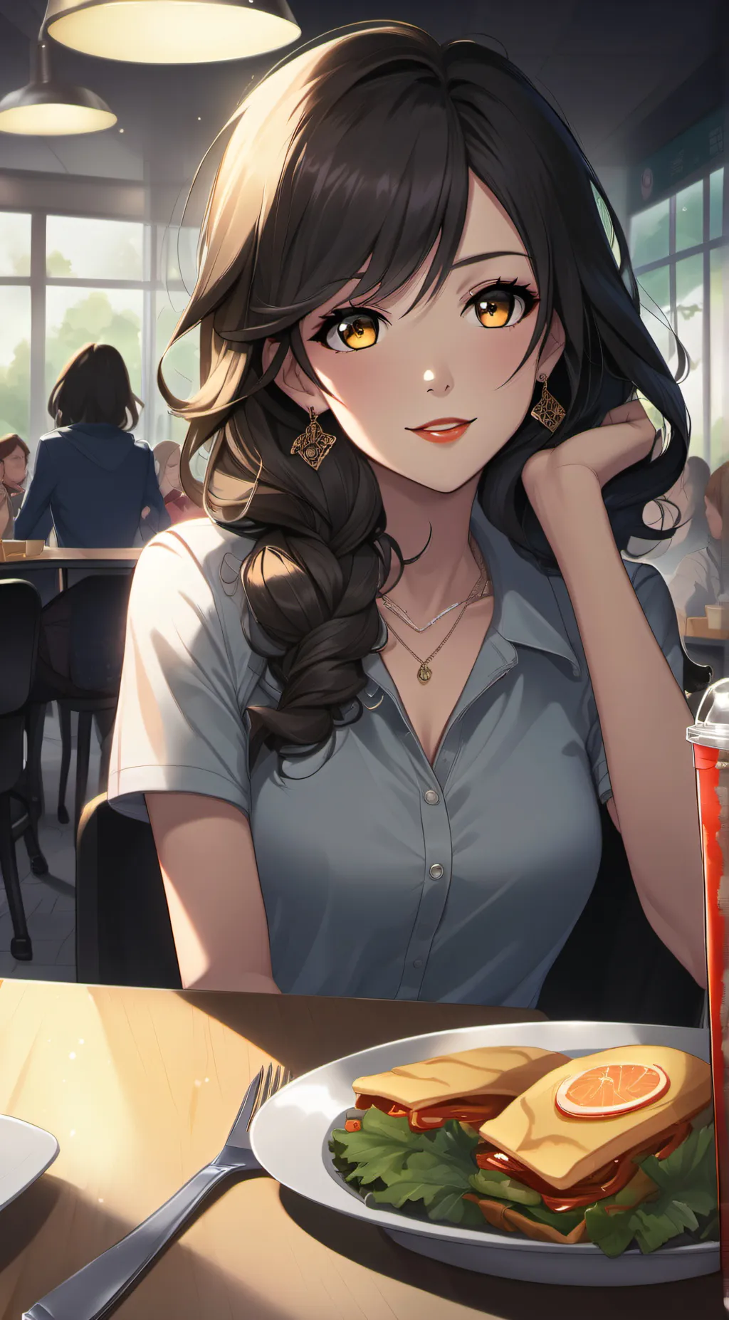 ai character: Poppy background