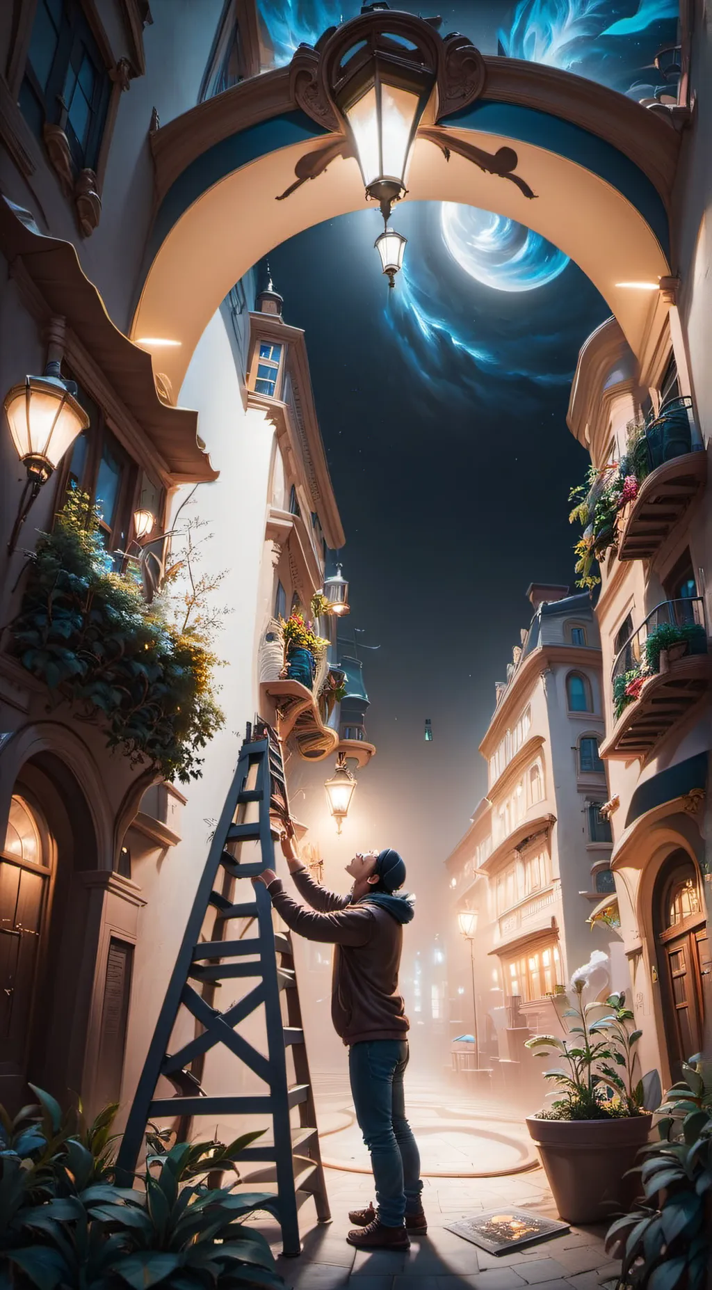 ai character: Ethan background