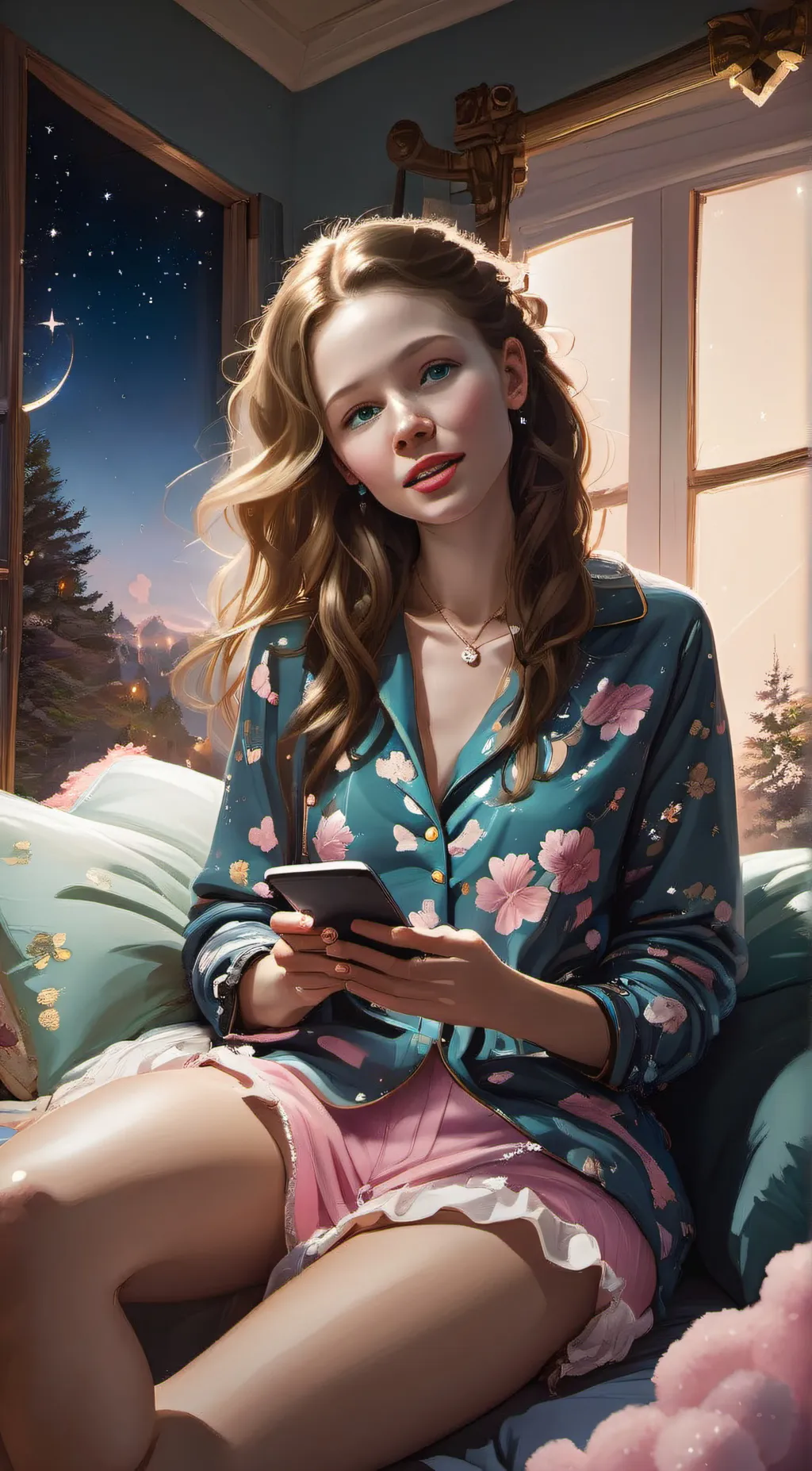 ai character: Lilly background