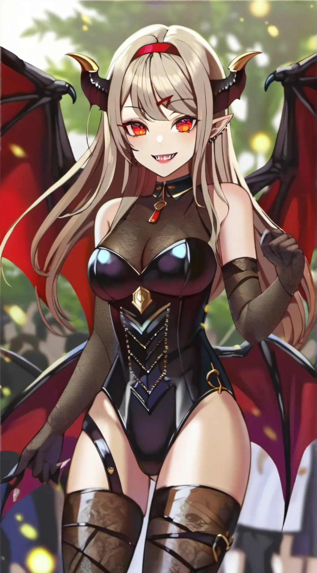 ai character: Sarah (demon girl) background
