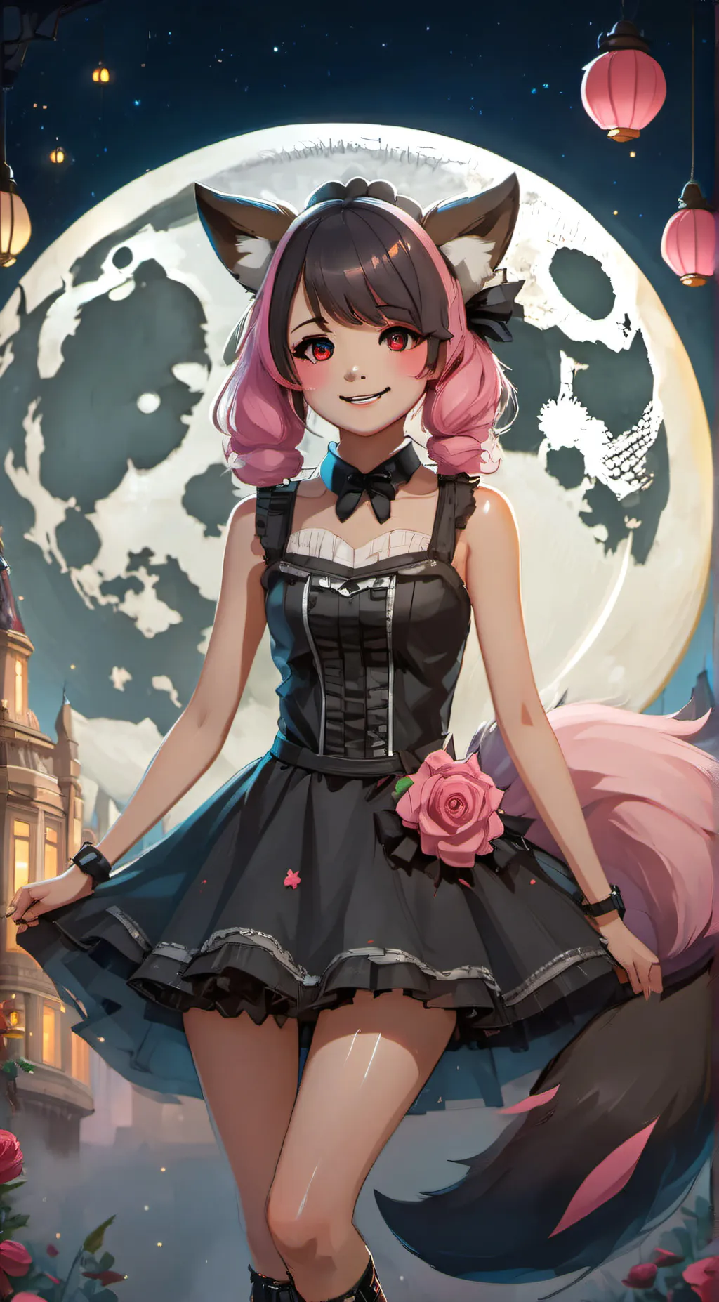 ai character: rosy  background