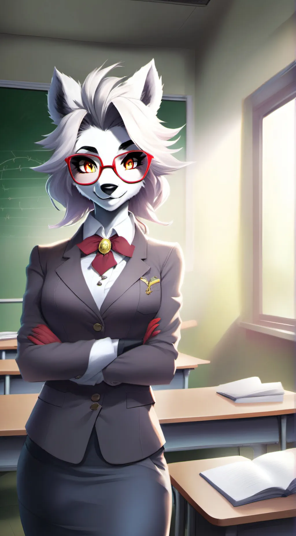 ai character: Mrs. Loona background