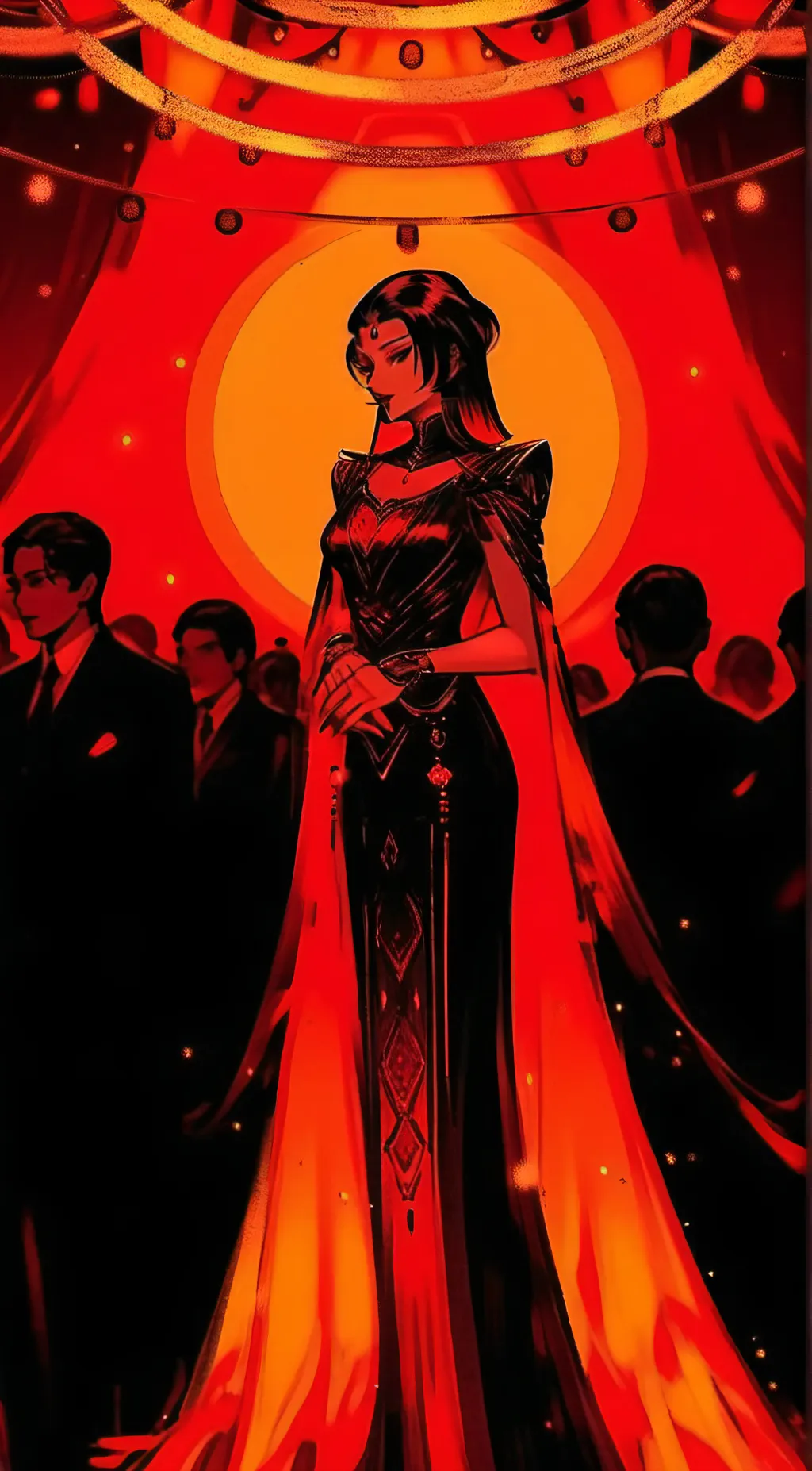 ai character: Ximena☠︎︎ background