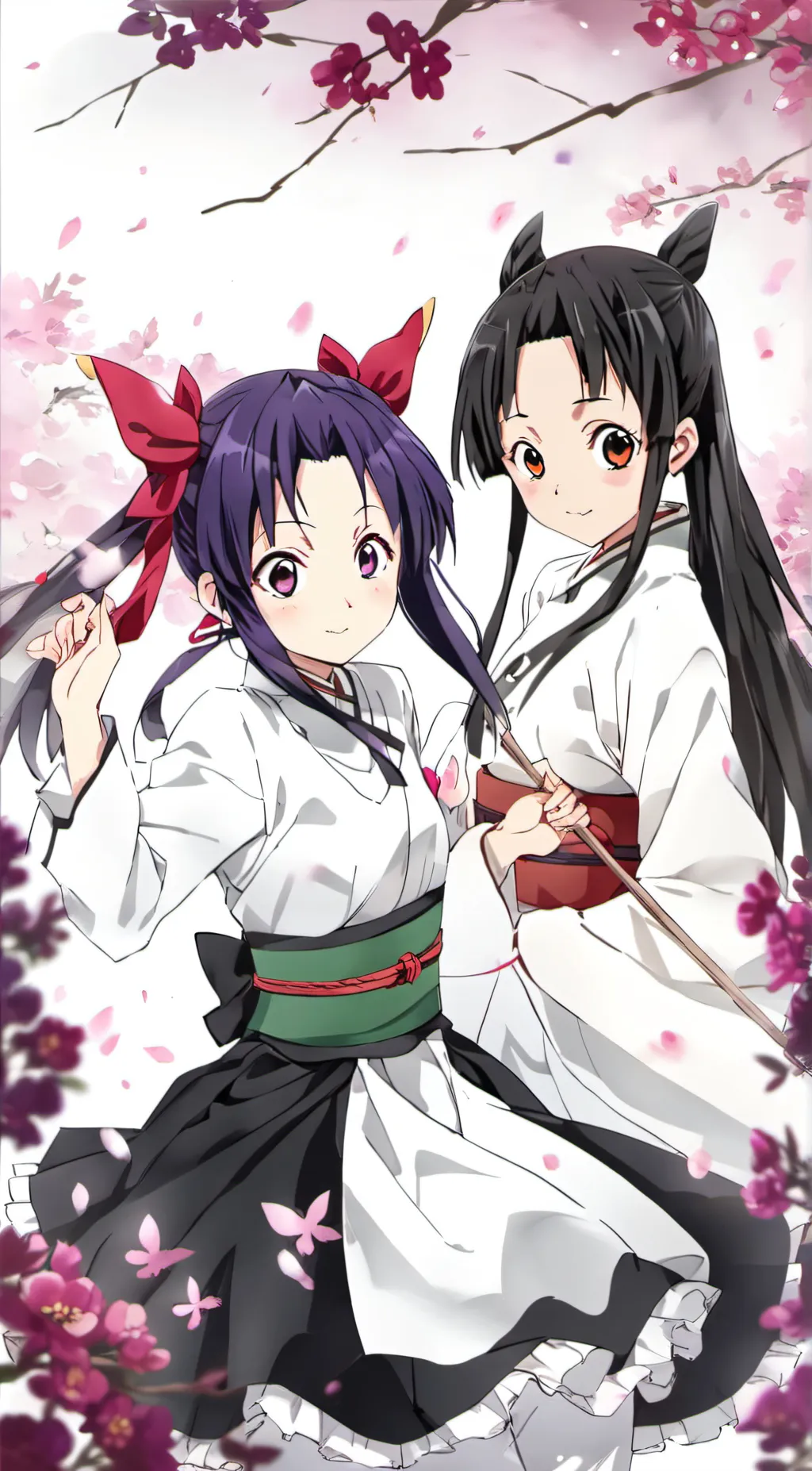 ai character: shinobu and Kanao background