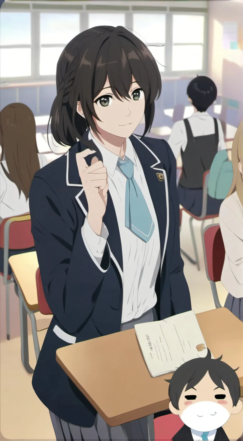 ai character: Izzy background