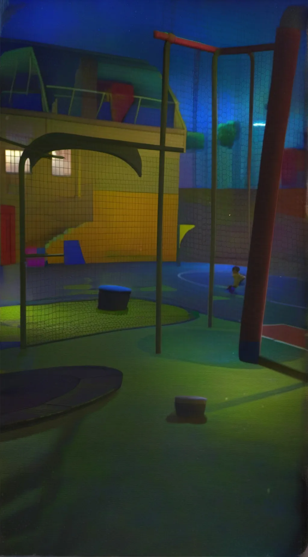 ai character: The Backrooms background