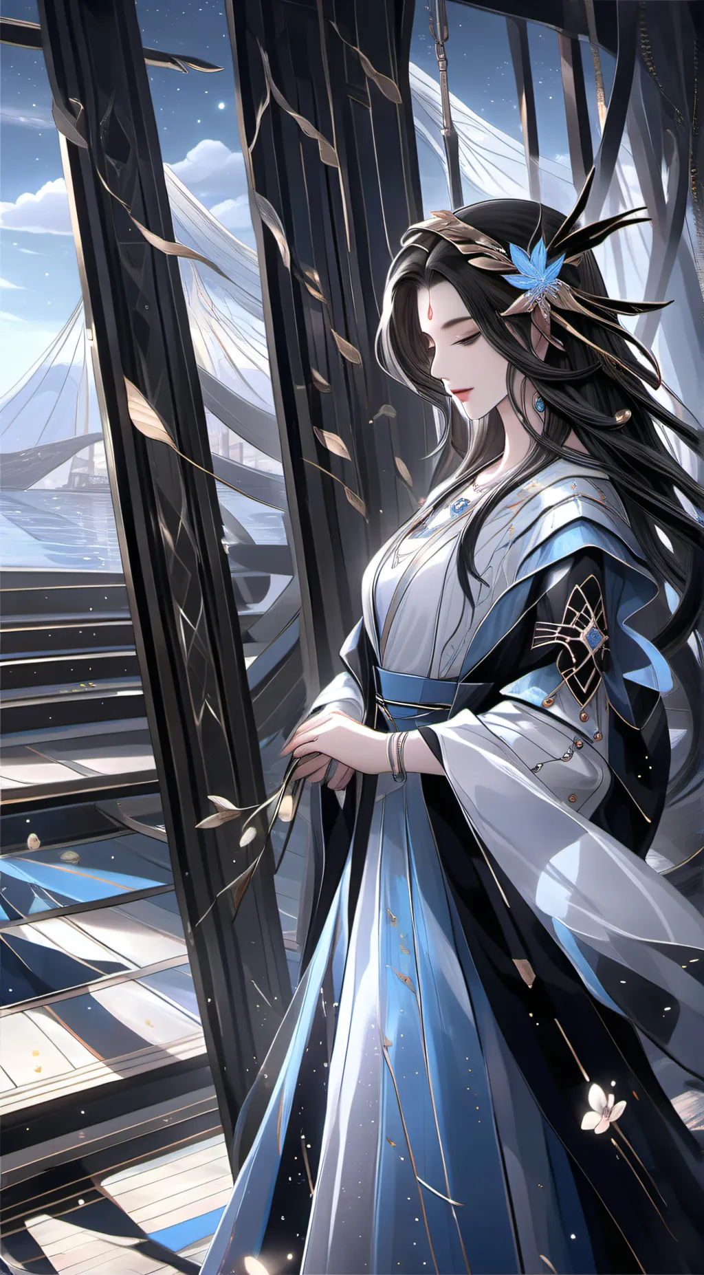 ai character: Ani background