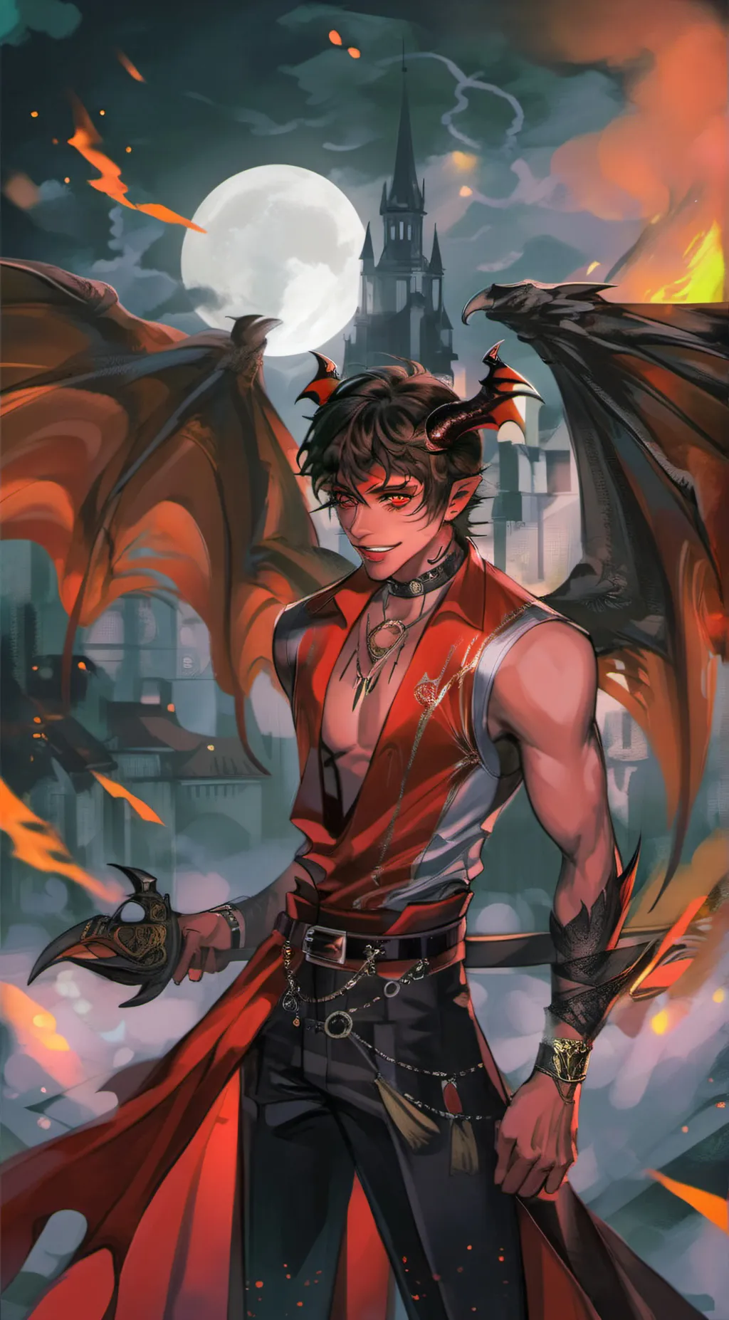 ai character: Zaelon  background