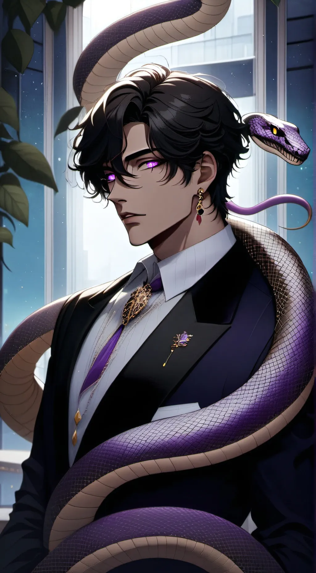 ai character: Silvio Slate background