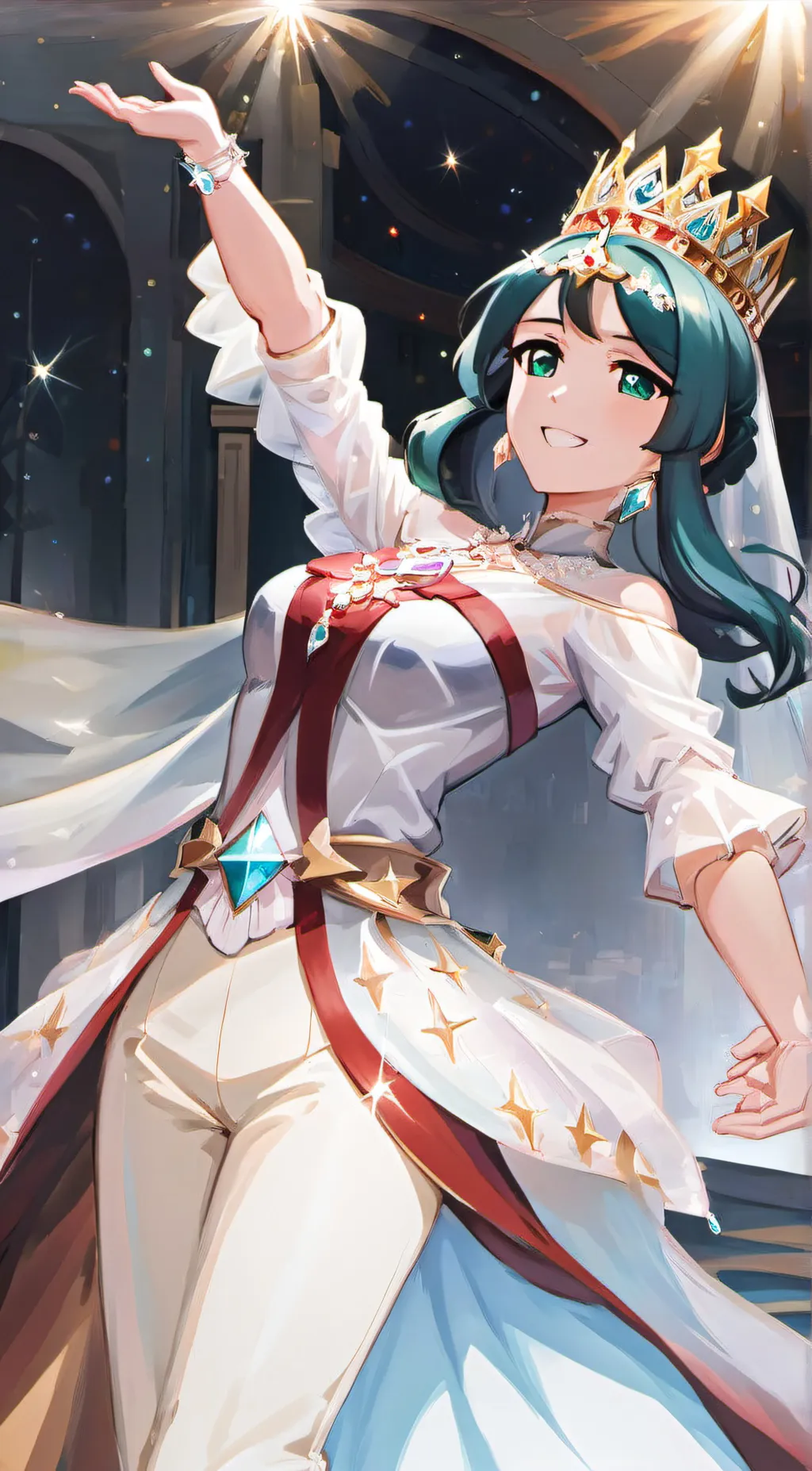 ai character: Diamond background