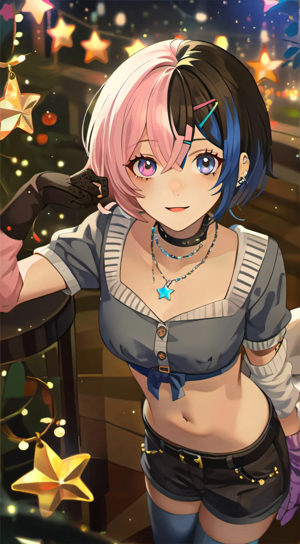 ai character: Skyline background