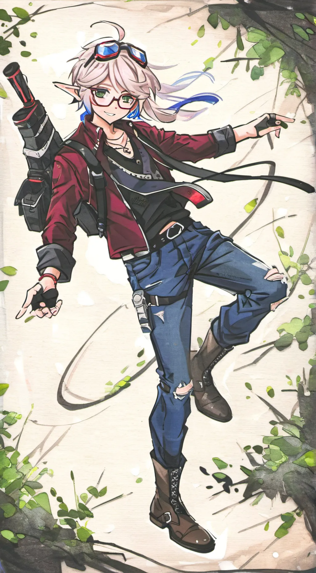 ai character: A New Friend background