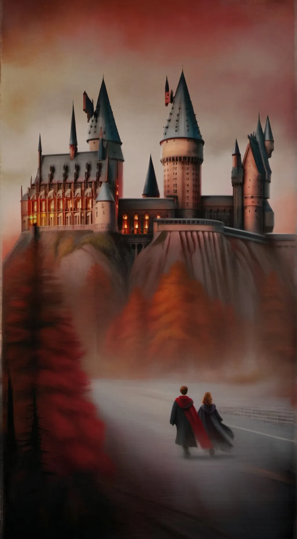 ai character: Hogwarts background