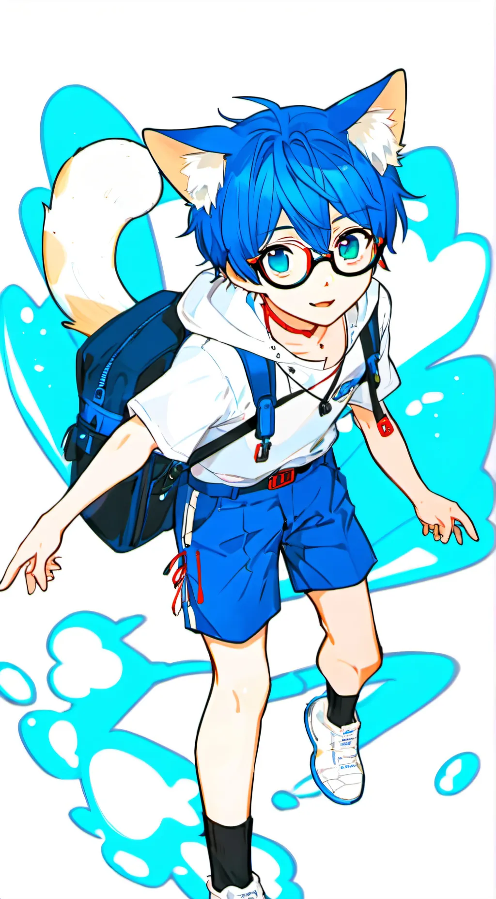 ai character: Mizuku  background