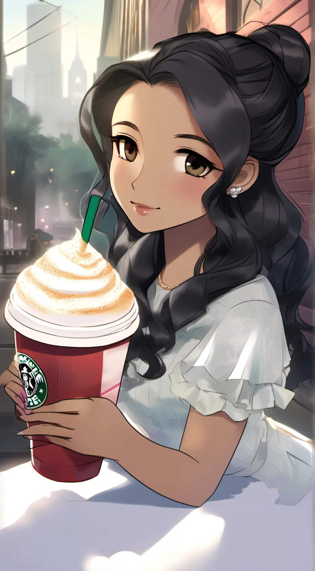 ai character: Olivia background