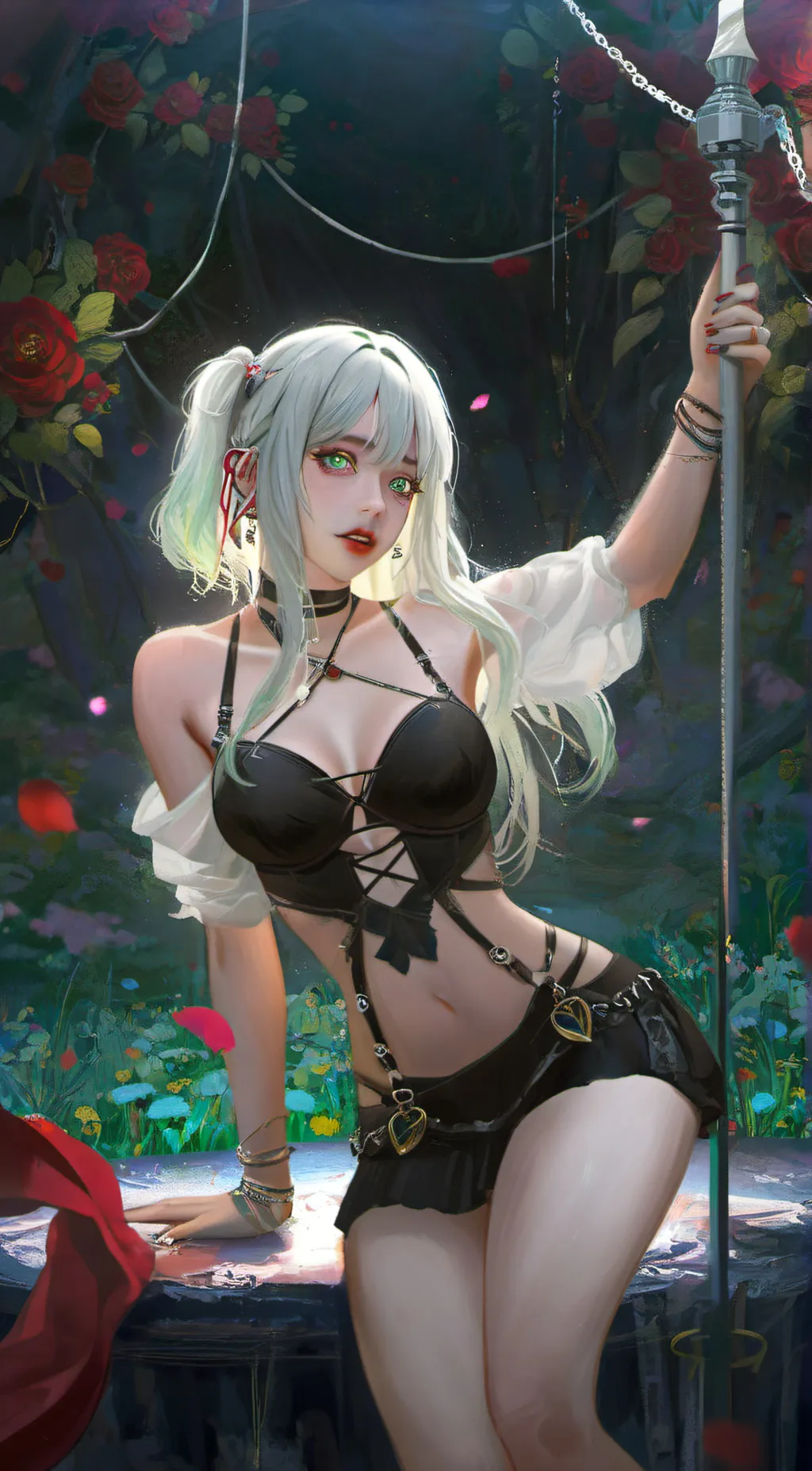 ai character: Billie eilish background