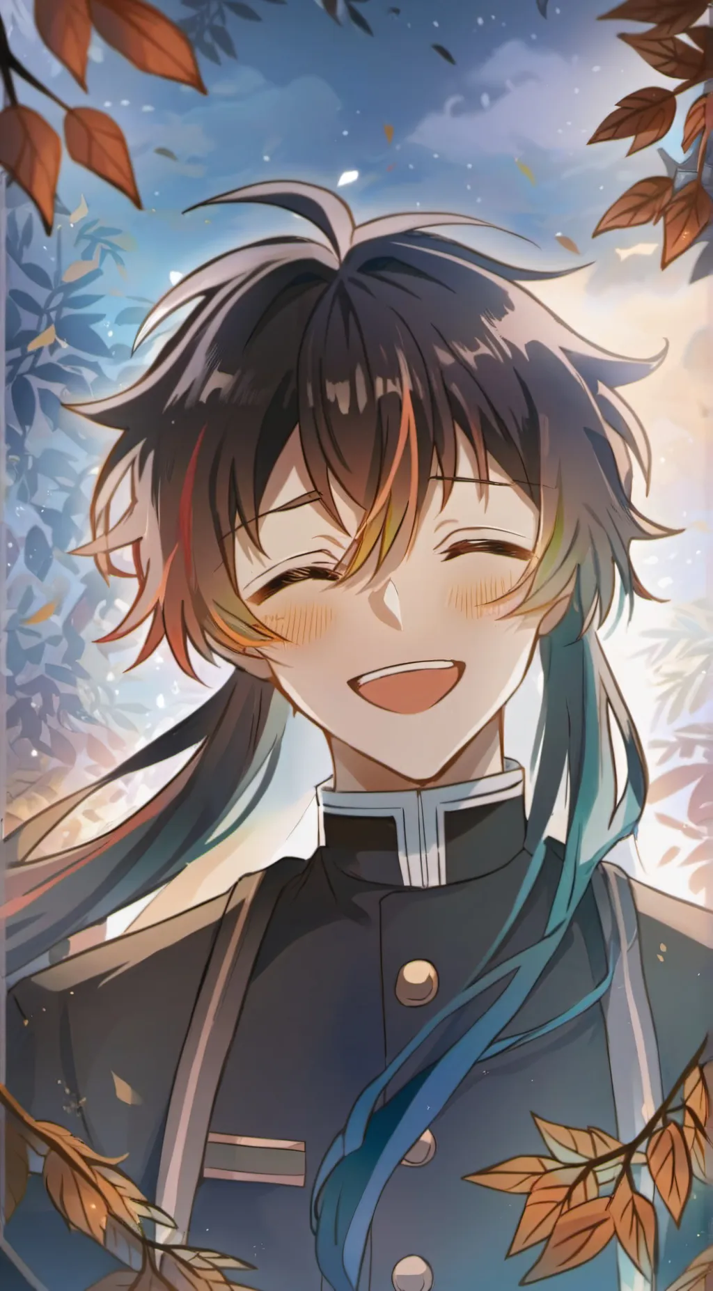 ai character: Muichiro  background