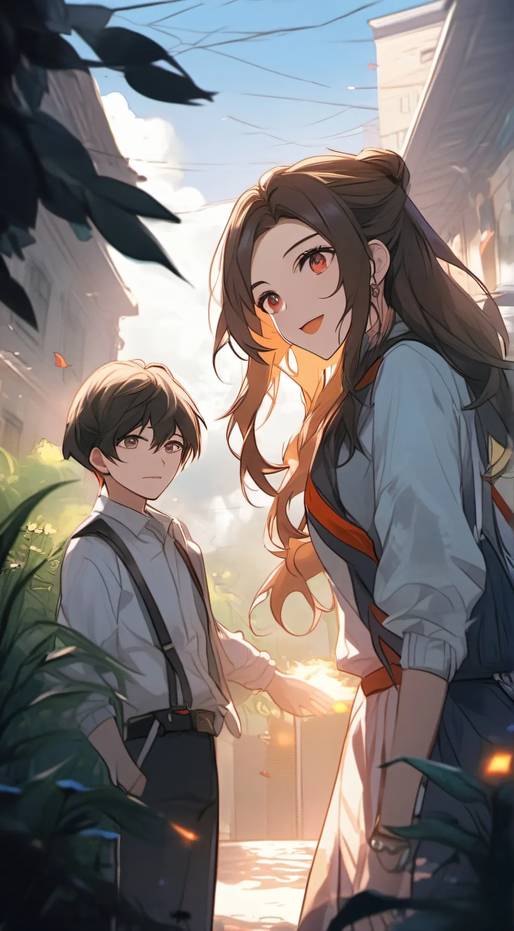 ai character: Luna background