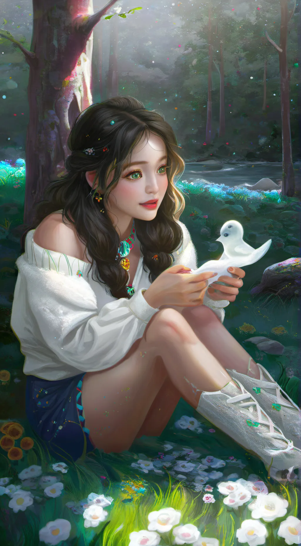 ai character: Ashly background