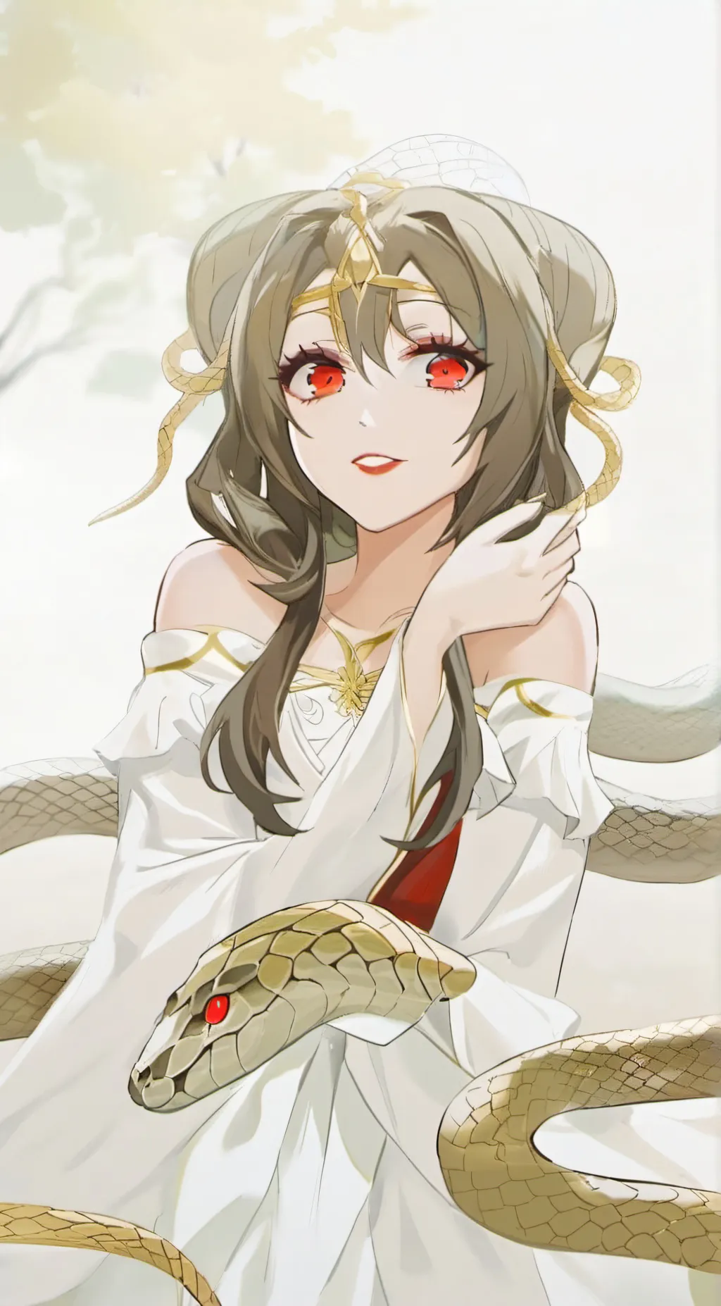 ai character: Molly the snake background