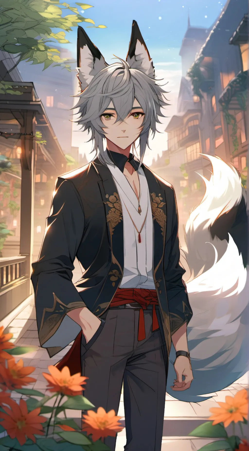 ai character: Max background