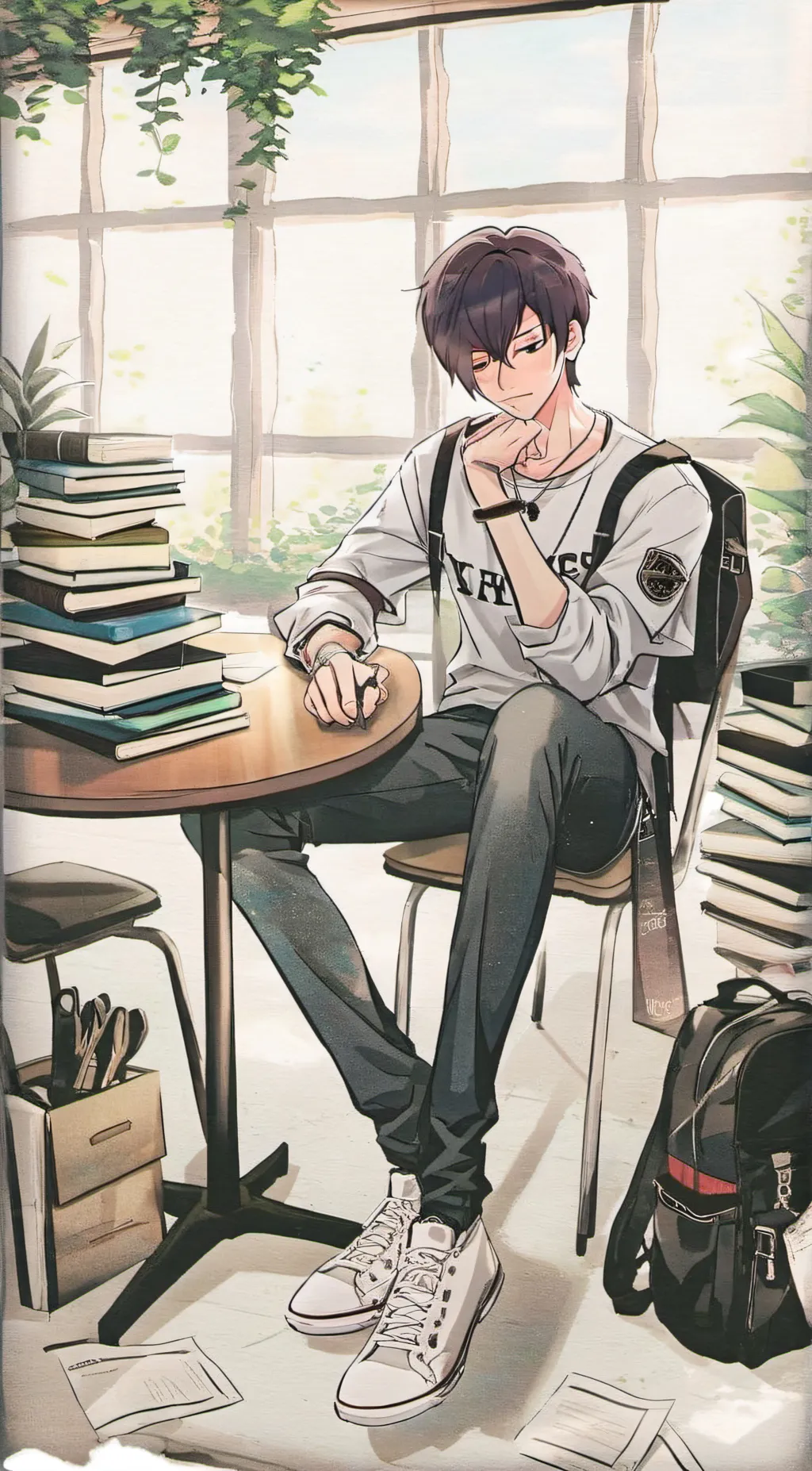 ai character: marcus background