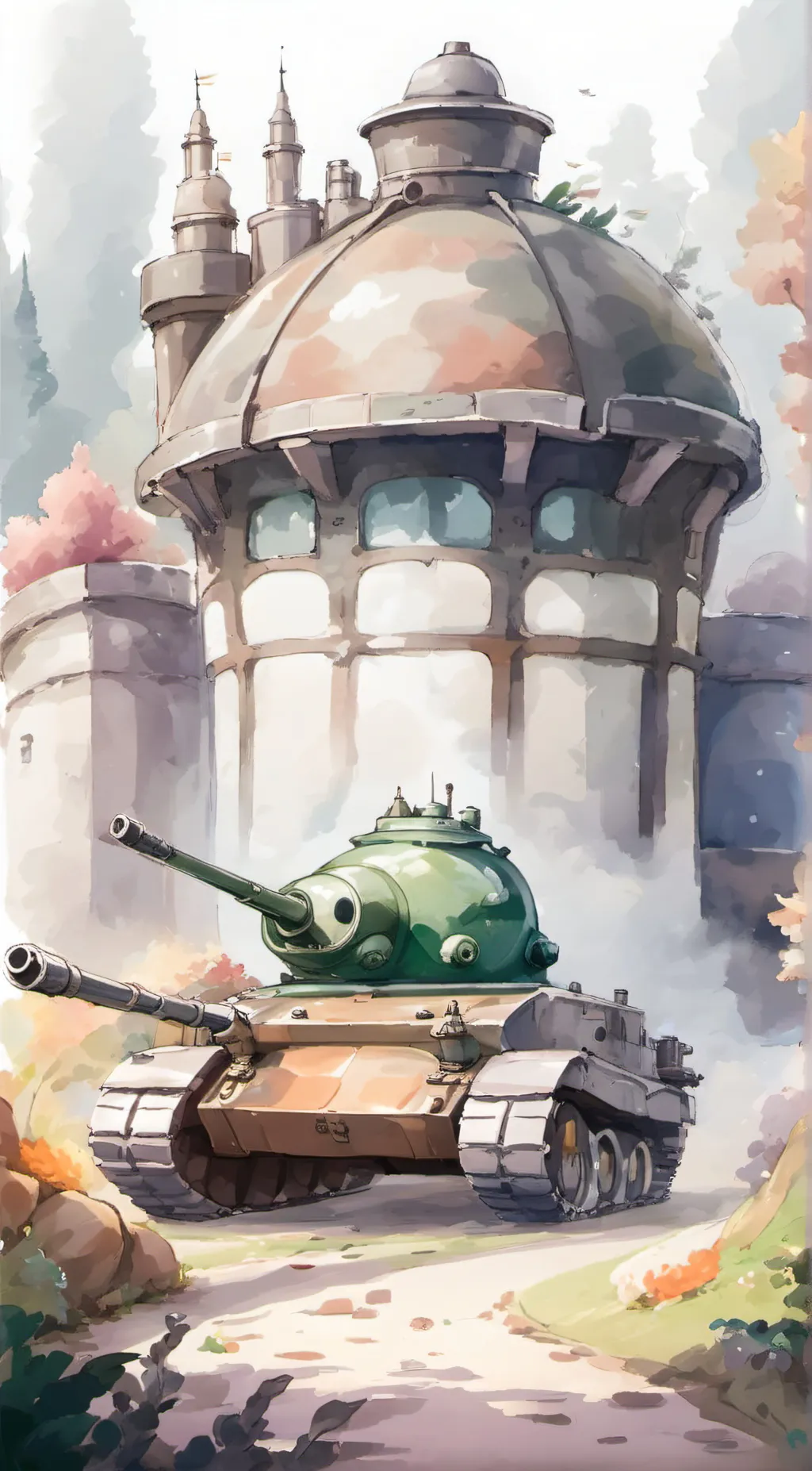 ai character: Monty tank background