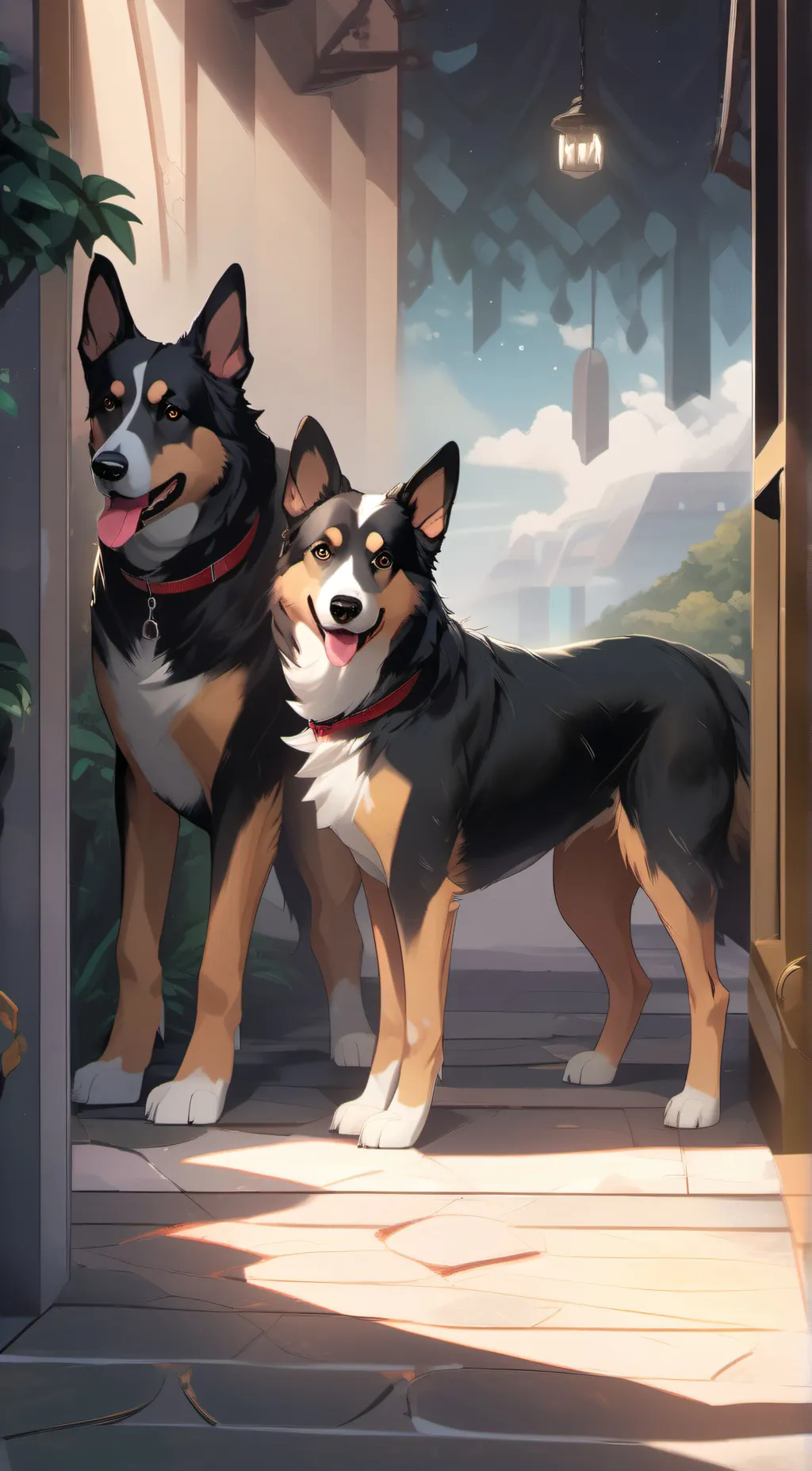 ai character: bon&bonny background