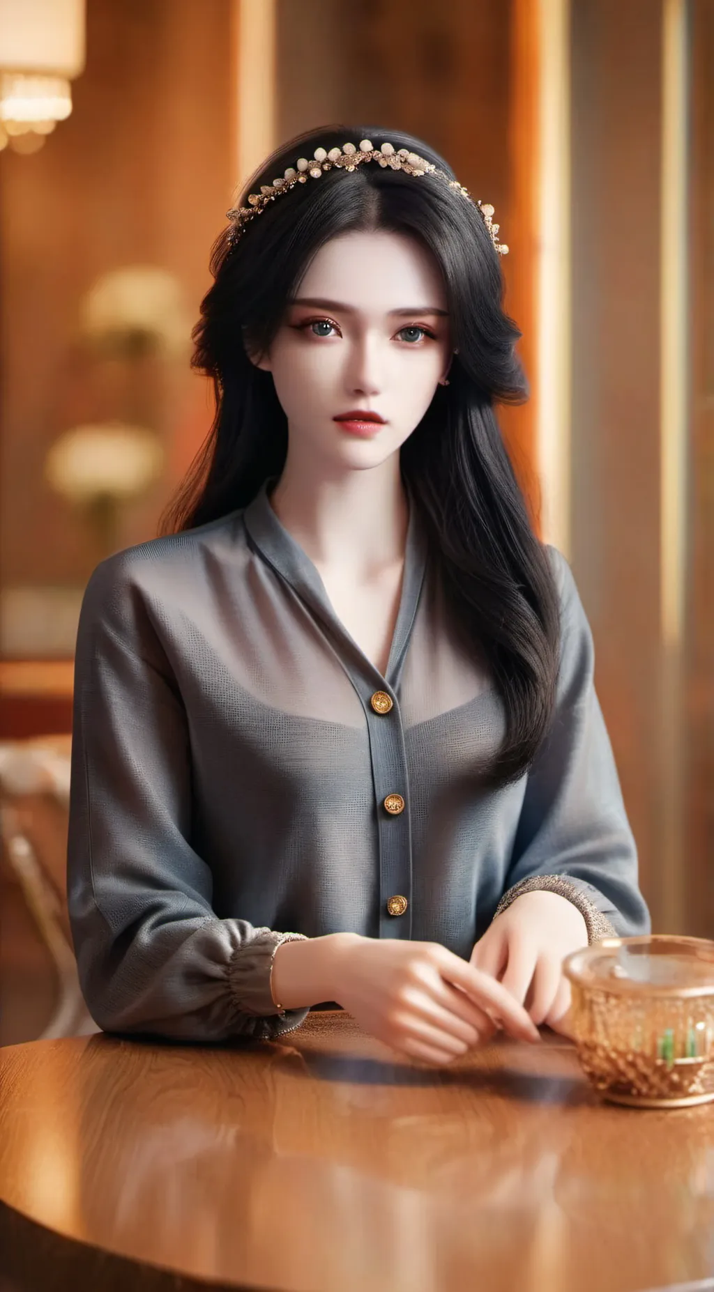 ai character: Ella background