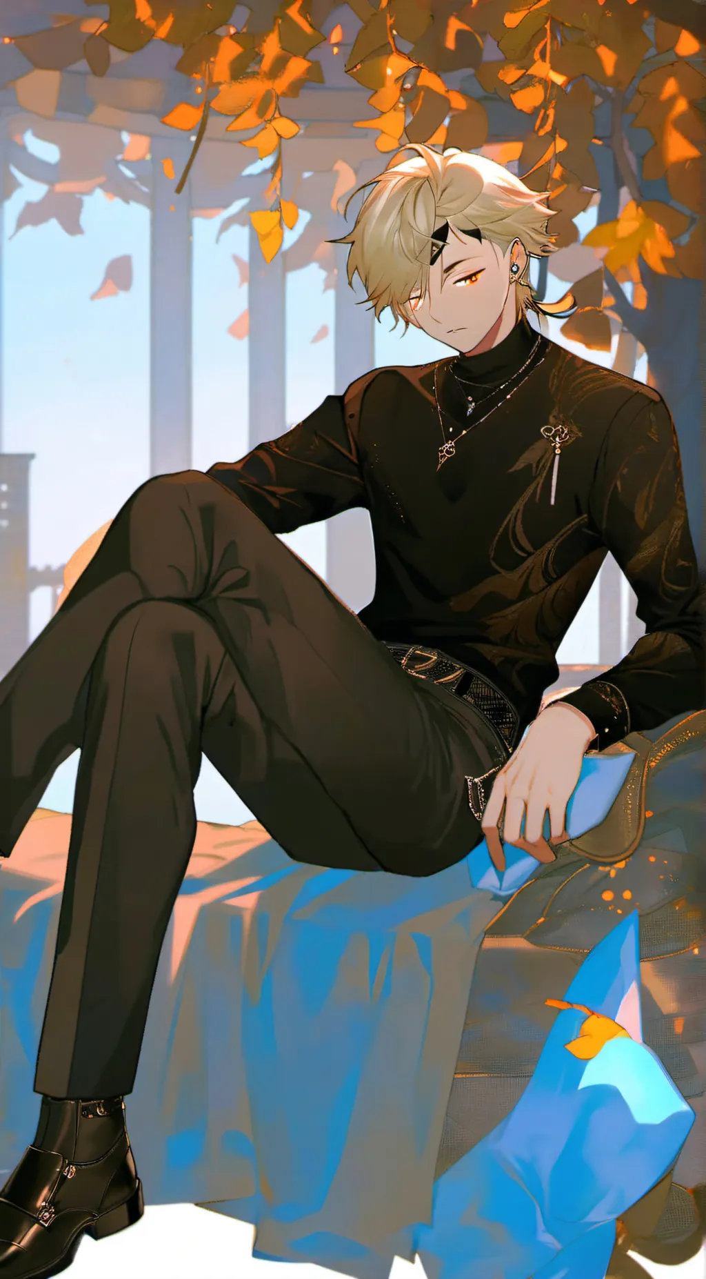 ai character: Adrien background