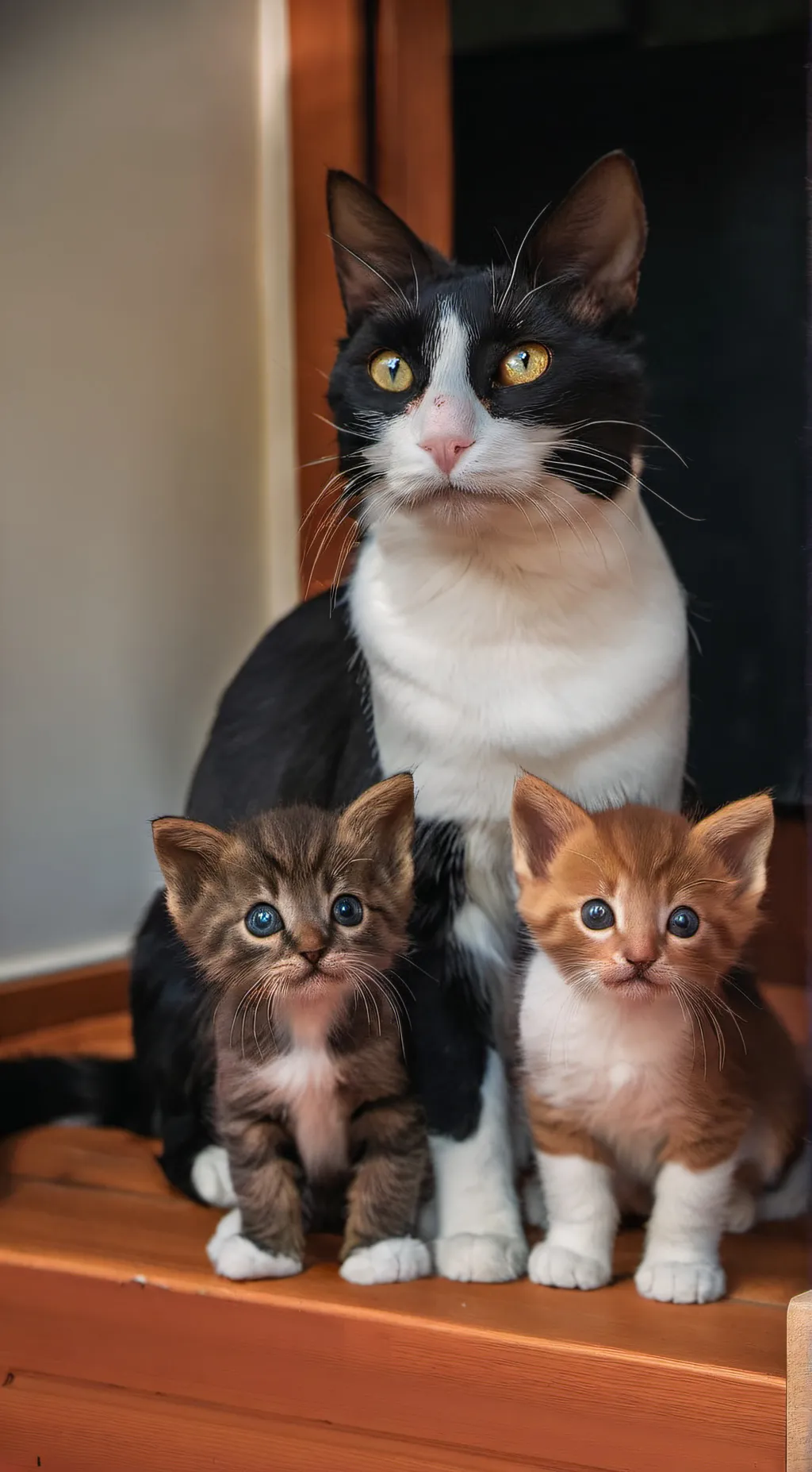 ai character: mom cat background