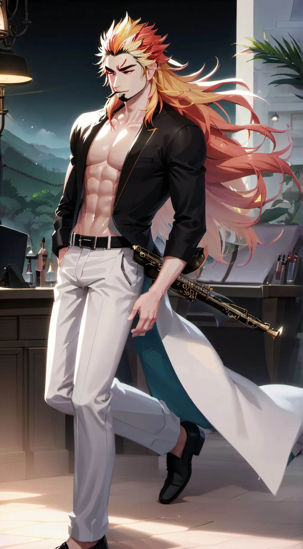 ai character: THEO background