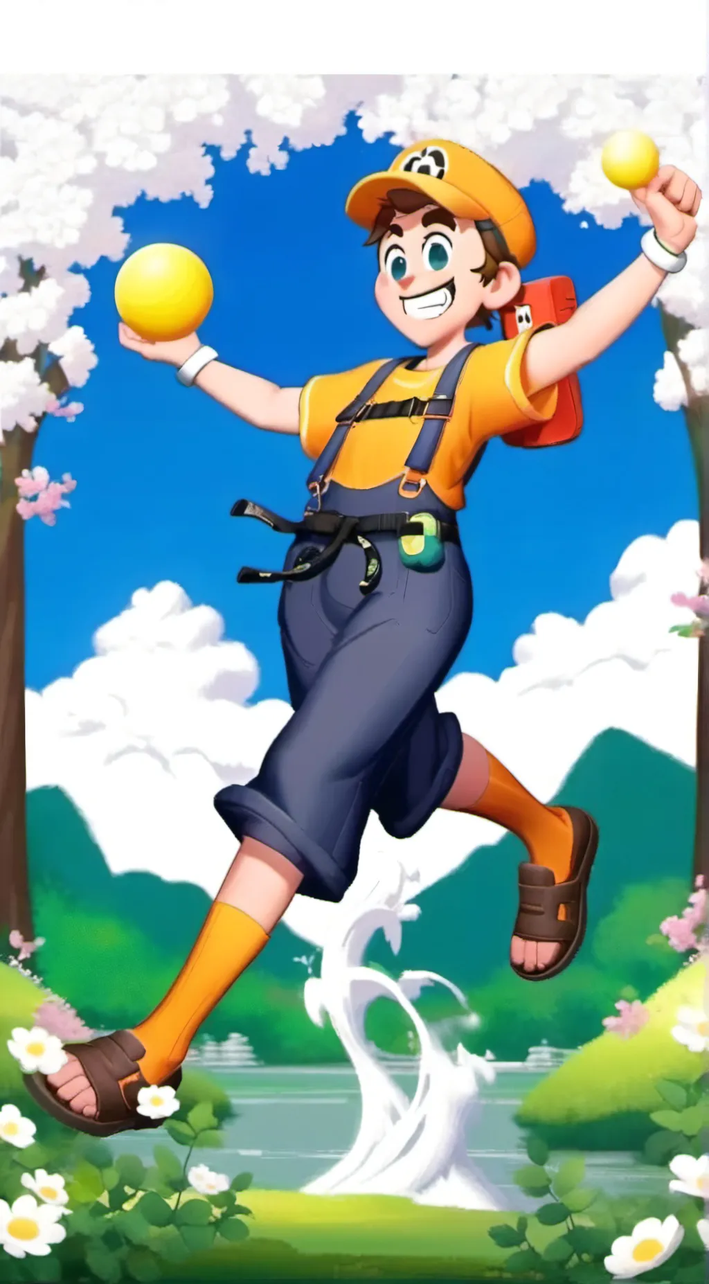 ai character: Luigi background