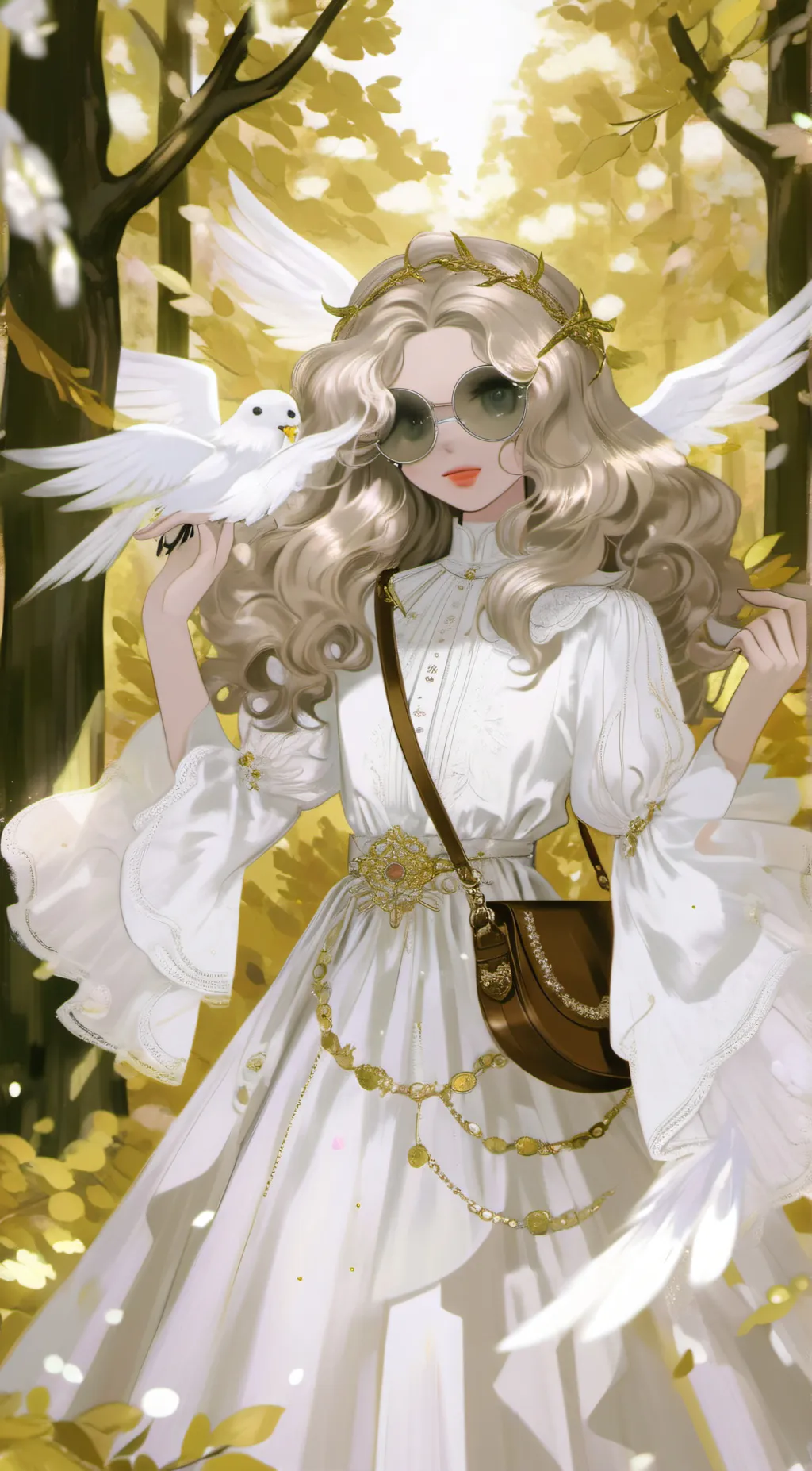ai character: angel background