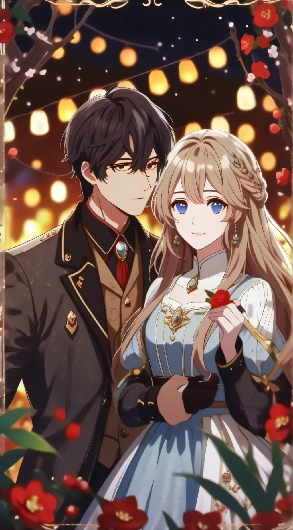 ai character: Ash and Emily background