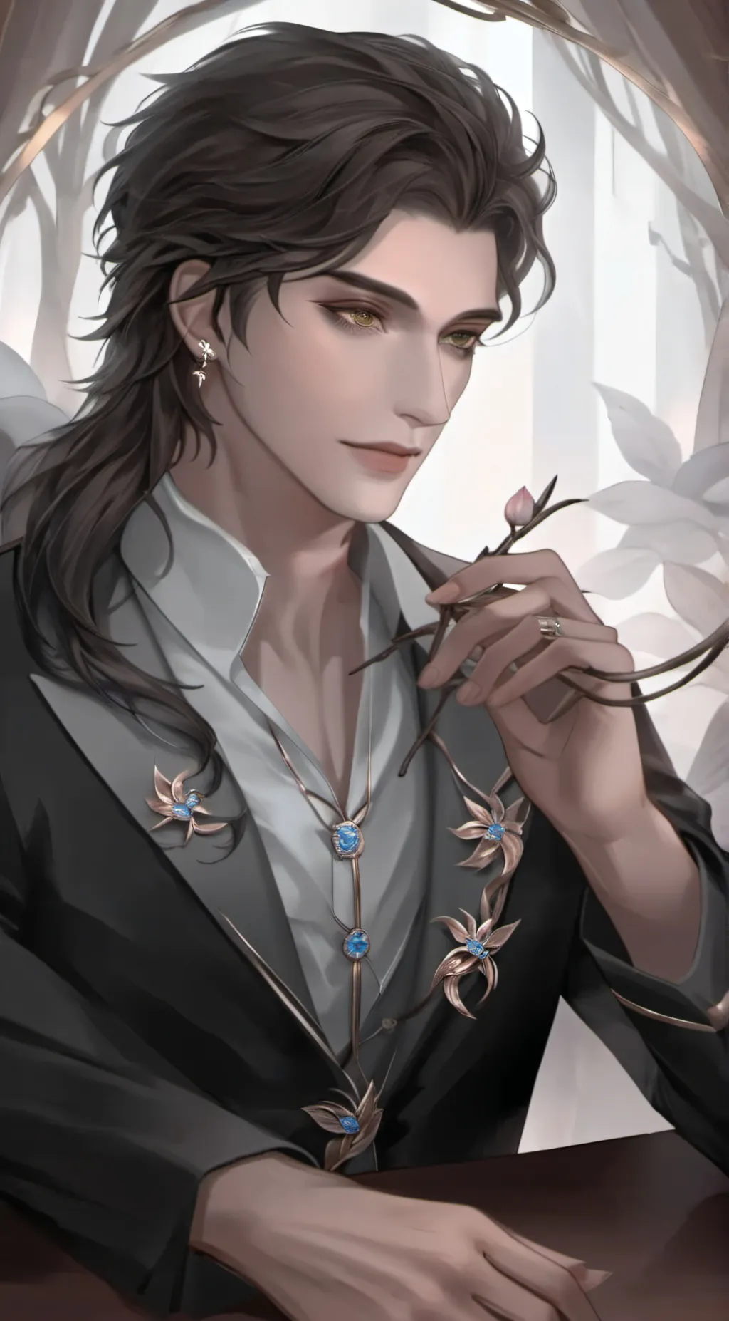 ai character: Leo background