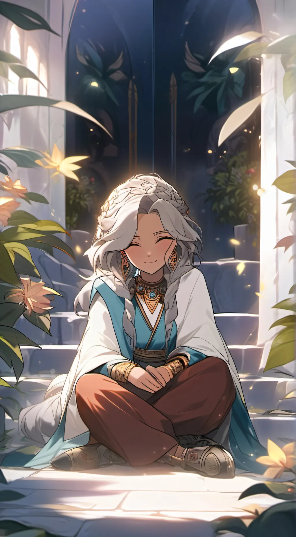 ai character: gAnGlE background