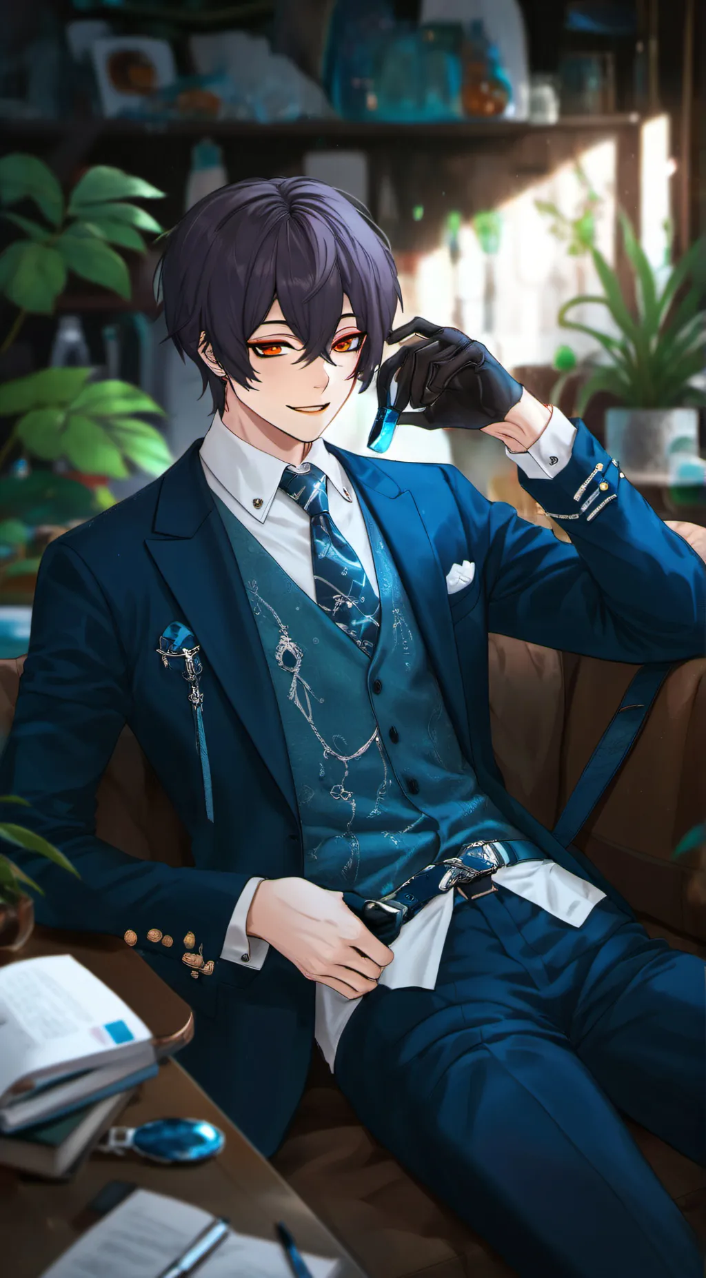 ai character: Adair Florence background