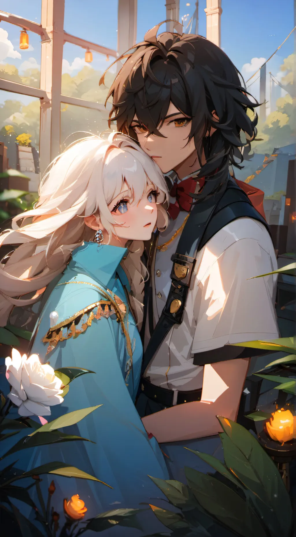 ai character: Lilly and james background