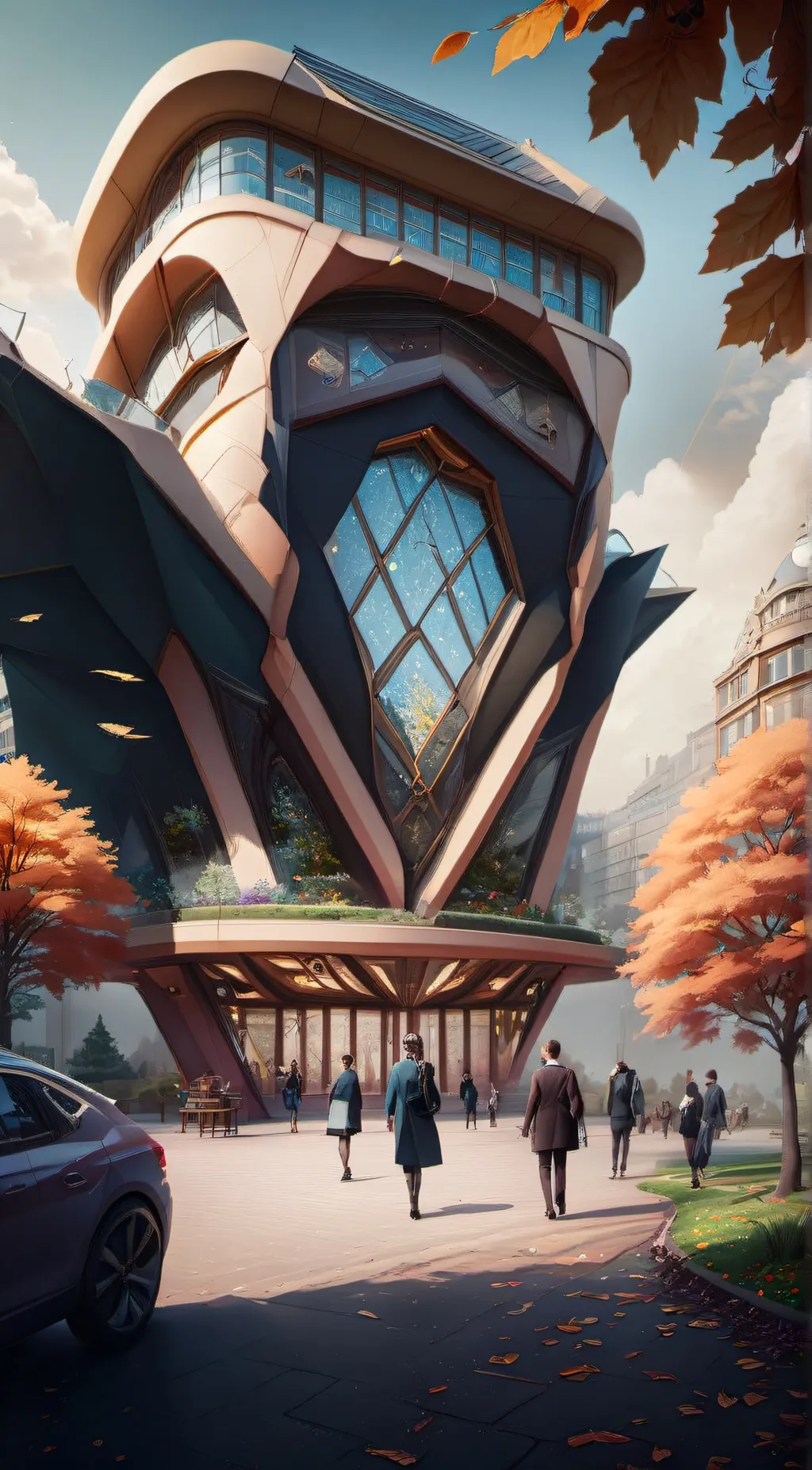 ai character: SIBER ACADEMY  background